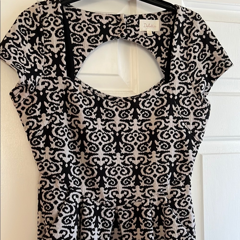 Deletta Patterned Dress